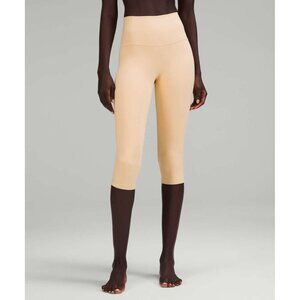NWT Lululemon ALIGN HR CROP 17” PROSECCO cream beige SZ 8 NWT
